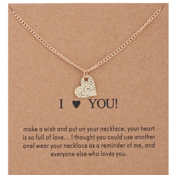 I LOVE YOU Necklace - Picture 1 of 1